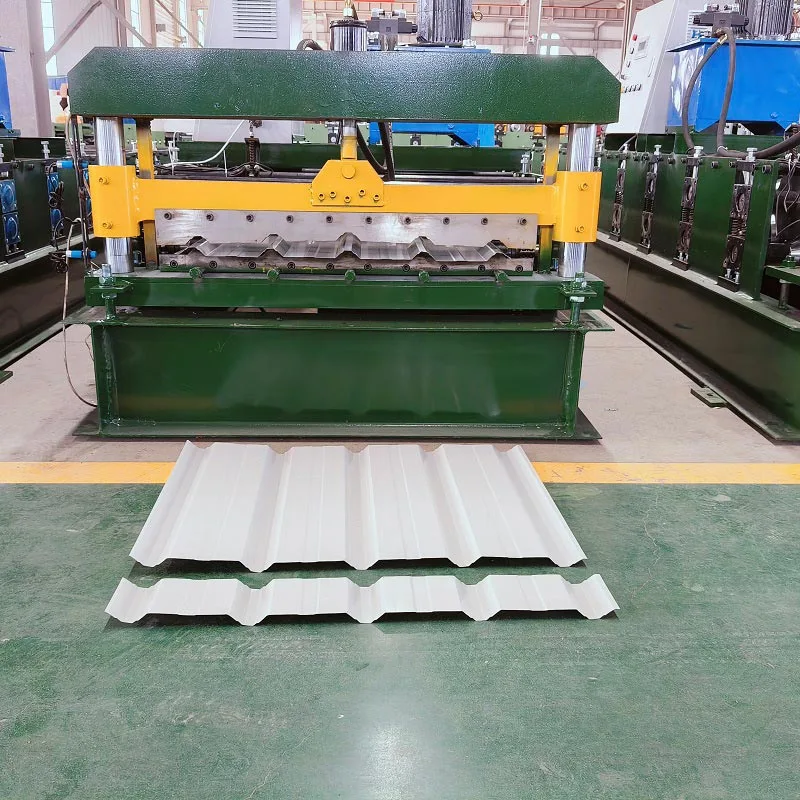 Máquina formadora de rollos de acero de 750 colores