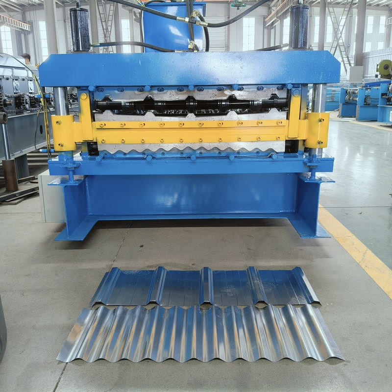 Máquina formadora de rollos de doble capa con ondulación pequeña y 910