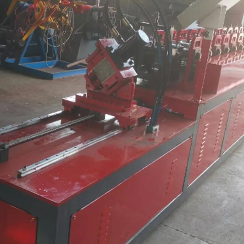 Máquina formadora de rollos en frío con placa de refuerzo de acero publicitaria